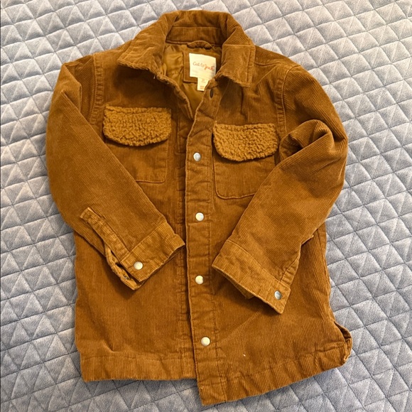 Cat & Jack Other - Cat & Jack Kids' Corduroy Jacket with Sherpa Pockets - Brown